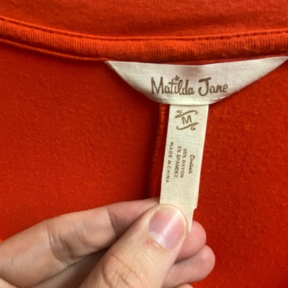 Matilda Jane Brilliant Daydream In The Breeze Maxi Dress Orange Size Medium - Picture 4 of 4